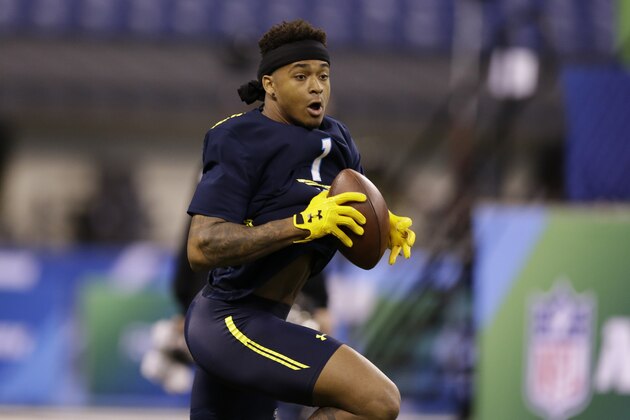 LSU defensive back Jamal Adams runs a drill at the NFL football scouting combine in Indianapolis, Monday, March 6, 2017. (AP Photo/Michael Conroy) LSU defensive back Jamal Adams runs a drill at the NFL football scouting combine in Indianapolis, Monday, March 6, 2017. (AP Photo/Michael Conroy)