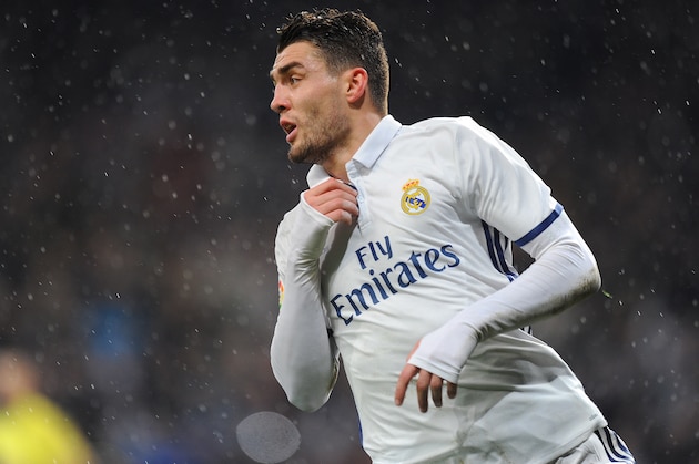 MADRID, SPAIN - JANUARY 29:  Mateo Kovacic of Real Madrid celebrates after scoring Real's 1st during the La Liga match between Real Madrid CF and Real Sociedad de Futbol at the Bernabeu on January 29, 2017 in Madrid, Spain.  (Photo by Denis Doyle/Getty Images)
