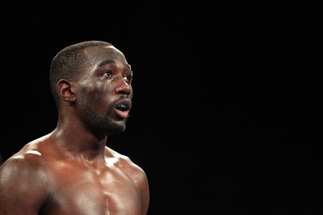 LAS VEGAS, NV - JULY 23:  WBO junior welterweight champion Terence waits for the start of a round during his unification fight with WBC champion Viktor Postol of Ukraine at MGM Grand Garden Arena on July 23, 2016 in Las Vegas, Nevada. Crawford won the fight by unanimous decision.  (Photo by Steve Marcus/Getty Images)