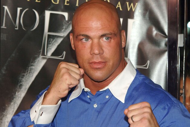 Kurt Angle, WWE Smackdown Superstar during 'See No Evil' Premiere - Arrivals in Los Angeles, California, United States. (Photo by J.Sciulli/WireImage for LIONSGATE)