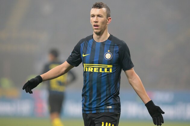 MILAN, ITALY - JANUARY 31: Ivan Perisic of FC Internazionale Milano gestures during the TIM Cup match between FC Internazionale and SS Lazio at Stadio Giuseppe Meazza on January 31, 2017 in Milan, Italy.  (Photo by Emilio Andreoli/Getty Images)