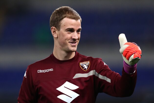 ROME, ITALY - MARCH 13: Joe Hart of FC Torino warms up ahead of the Serie A match between SS Lazio and FC Torino at Stadio Olimpico on March 13, 2017 in Rome, Italy. (Photo by Chris Brunskill Ltd/Getty Images)