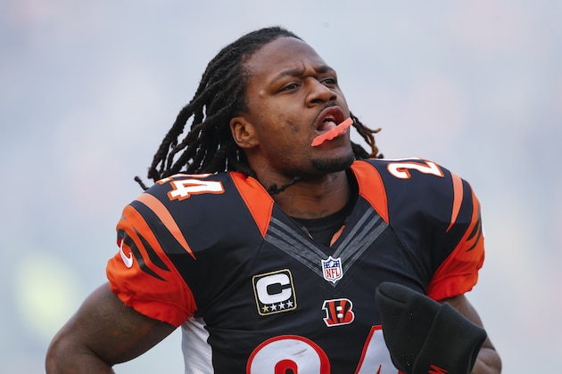 CINCINNATI, OH - JANUARY 01: Adam Jones #24 of the Cincinnati Bengals is seen before the game against the Baltimore Ravens at Paul Brown Stadium on January 1, 2017 in Cincinnati, Ohio.  (Photo by Michael Hickey/Getty Images)