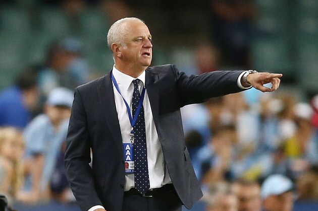 SYDNEY, AUSTRALIA - MARCH 10:  Sydney FC head coach Graham Arnold gives instructions during the round 23 A-League match between Sydney FC and the Central Coast Mariners at Allianz Stadium on March 10, 2017 in Sydney, Australia.  (Photo by Mark Metcalfe/Getty Images)