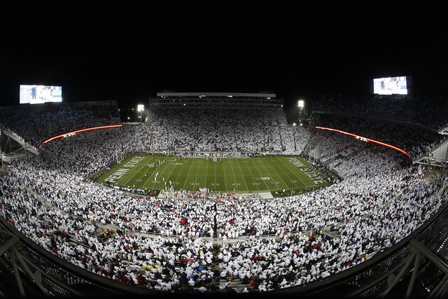 STATE COLLEGE, PA - OCTOBER 22:  A general view during the game between the Penn State Nittany Lions and the Ohio State Buckeyes on October 22, 2016 at Beaver Stadium in State College, Pennsylvania.  (Photo by Justin K. Aller/Getty Images) *** Local Caption ***