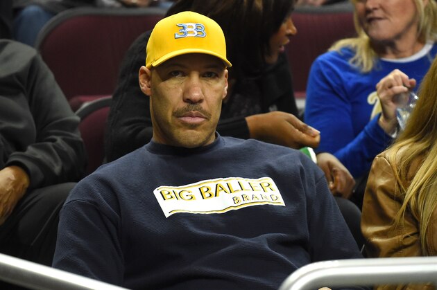 LOS ANGELES, CA - JANUARY 25:  LaVar Ball, father of Lonzo Ball #2 of the UCLA Bruins, watches the game against the USC Trojans at Galen Center on January 25, 2017 in Los Angeles, California.  (Photo by Jayne Kamin-Oncea/Getty Images)
