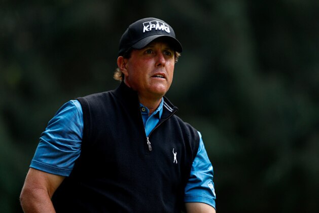 MEXICO CITY, MEXICO - MARCH 04: Phil Mickelson of the United States looks on from the seventh hole during the third round of the World Golf Championships Mexico Championship at Club De Golf Chapultepec on March 4, 2017 in Mexico City, Mexico.  (Photo by Buda Mendes/Getty Images)