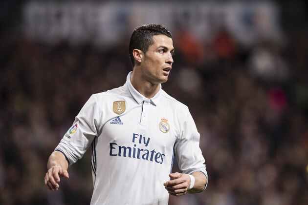 MADRID, SPAIN - MARCH 01: Cristiano Ronaldo of Real Madrid during their La Liga match between Real Madrid vs Las Palmas at the Santiago Bernabeu Stadium on 01 March 2017 in Madrid, Spain. (Photo by Power Sport Images/Getty Images)