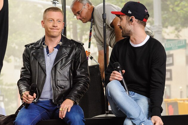 Macklemore, left, and Ryan Lewis appear on NBC's