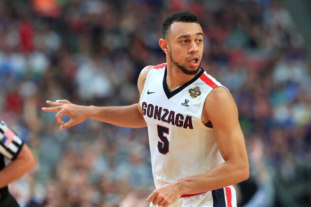 GLENDALE, AZ - APRIL 01: Nigel Williams-Goss #5 of the Gonzaga Bulldogs reacts after a play in the second half against the South Carolina Gamecocks during the 2017 NCAA Men's Final Four Semifinal at University of Phoenix Stadium on April 1, 2017 in Glendale, Arizona.  (Photo by Tom Pennington/Getty Images)