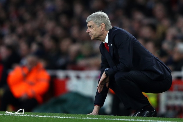 LONDON, ENGLAND - MARCH 11:  Arsene Wenger, Manager of Arsenal looks on from the touchline during The Emirates FA Cup Quarter-Final match between Arsenal and Lincoln City at Emirates Stadium on March 11, 2017 in London, England.  (Photo by Ian Walton/Getty Images)