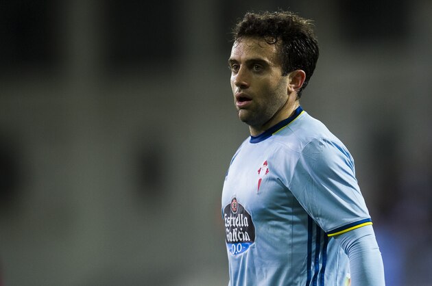EIBAR, SPAIN - NOVEMBER 19: Giuseppe Rossi of RC Celta de Vigo reacts during the La Liga match between SD Eibar and RC Celta de Vigo at Ipurua Municipal Stadium on November 19, 2016 in Eibar, Spain.  (Photo by Juan Manuel Serrano Arce/Getty Images)
