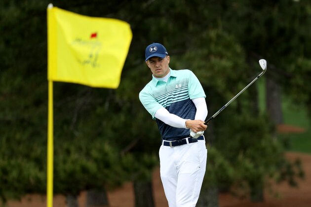 AUGUSTA, GA - APRIL 06:  Jordan Spieth of the United States waits to hit on the seventh hole during the first round of the 2017 Masters Tournament at Augusta National Golf Club on April 6, 2017 in Augusta, Georgia.  (Photo by Rob Carr/Getty Images)