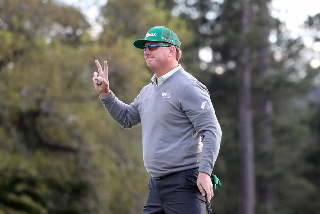 AUGUSTA, GA - APRIL 06: Charley Hoffman of the United States waves on the 18th hole during the first round of the 2017 Masters Tournament at Augusta National Golf Club on April 6, 2017 in Augusta, Georgia. (Photo by Rob Carr/Getty Images) AUGUSTA, GA - APRIL 06: Charley Hoffman of the United States waves on the 18th hole during the first round of the 2017 Masters Tournament at Augusta National Golf Club on April 6, 2017 in Augusta, Georgia. (Photo by Rob Carr/Getty Images)