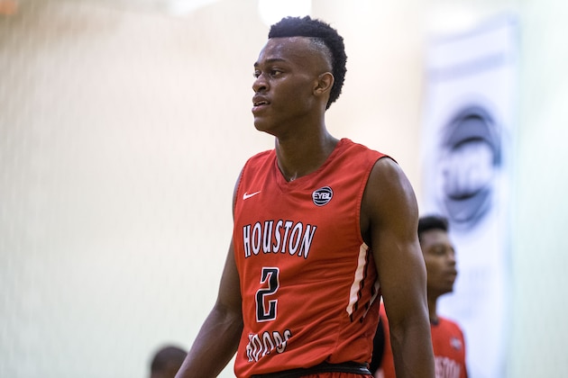 MAPLE GROVE, MN- MAY 23: Jarred Vanderbilt #2 from Houston Hoops and Victory Prep Academy during Session Four of the Nike EYBL on May 23, 2015 at Maple Grove Community Gym in Maple Grove, Minnesota. (Photo by Brace Hemmelgarn/Getty Images) MAPLE GROVE, MN- MAY 23: Jarred Vanderbilt #2 from Houston Hoops and Victory Prep Academy during Session Four of the Nike EYBL on May 23, 2015 at Maple Grove Community Gym in Maple Grove, Minnesota. (Photo by Brace Hemmelgarn/Getty Images)