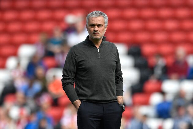 SUNDERLAND, ENGLAND - APRIL 09:  Jose Mourinho, Manager of Manchester United looks on prior to the Premier League match between Sunderland and Manchester United at Stadium of Light on April 9, 2017 in Sunderland, England.  (Photo by Stu Forster/Getty Images)