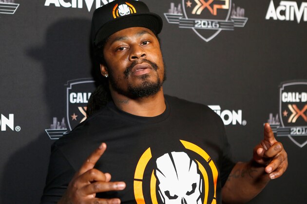 INGLEWOOD, CA - SEPTEMBER 02:  NFL player Marshawn Lynch attends The Ultimate Fan Experience, Call Of Duty XP 2016 presented by Activision at The Forum on September 2, 2016 in Inglewood, California.  (Photo by Randy Shropshire/Getty Images for Activision)