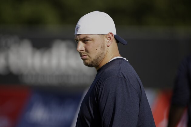 Houston Texans guard David Quessenberry during an NFL football training camp practice Wednesday, Aug. 5, 2015, in Houston. (AP Photo/David J. Phillip)