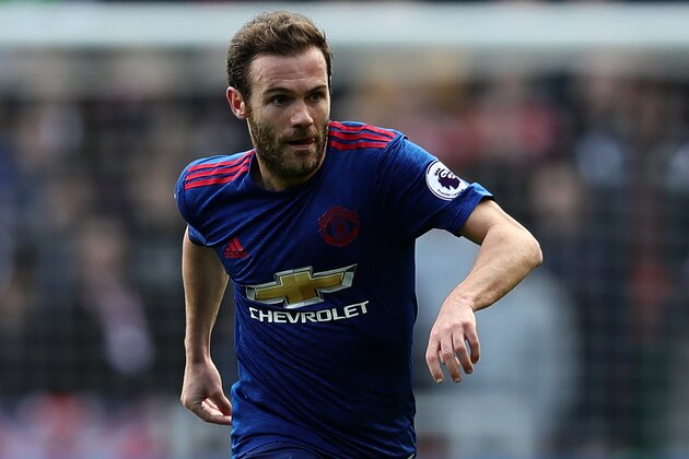 MIDDLESBROUGH, ENGLAND - MARCH 19: Juan Mata of Manchester United in action during the Premier League match between Middlesbrough and Manchester United at Riverside Stadium on March 19, 2017 in Middlesbrough, England. (Photo by Chris Brunskill Ltd/Getty Images) MIDDLESBROUGH, ENGLAND - MARCH 19: Juan Mata of Manchester United in action during the Premier League match between Middlesbrough and Manchester United at Riverside Stadium on March 19, 2017 in Middlesbrough, England. (Photo by Chris Brunskill Ltd/Getty Images)