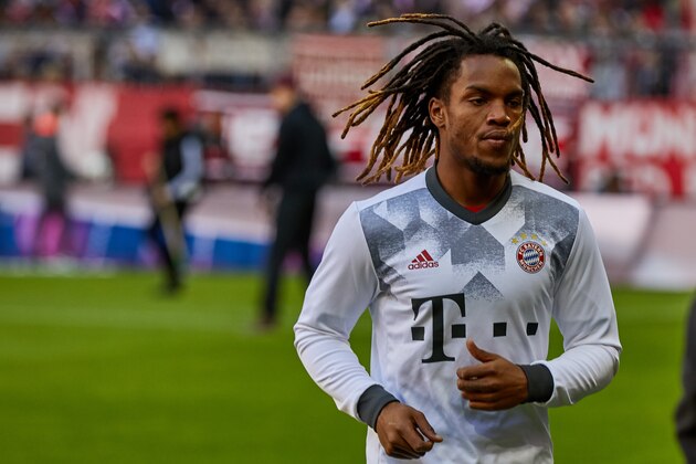 MUNICH, GERMANY - MARCH 11: Renato Sanches of Muenchen looks on during the Bundesliga match between Bayern Muenchen and Eintracht Frankfurt at Allianz Arena on March 11, 2017 in Munich, Germany. (Photo by TF-Images/Getty Images)