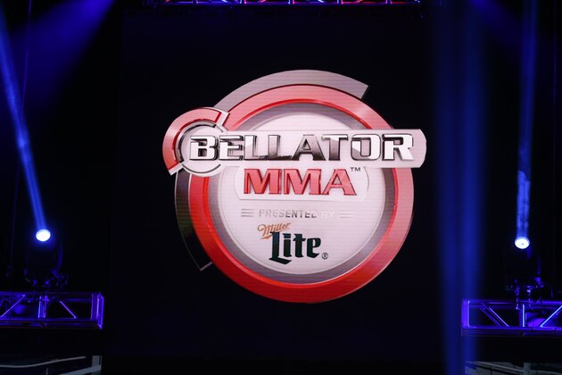 UNCASVILLE, CT - APRIL 22: Bellator welterweight champion Andrey Koreshkov (left) and challenger Benson Henderson (right) during their main event bout at Mohegan Sun Arena on April 22, 2016 in Uncasville, Connecticut. (Photo by Ed Mulholland/Getty Images)