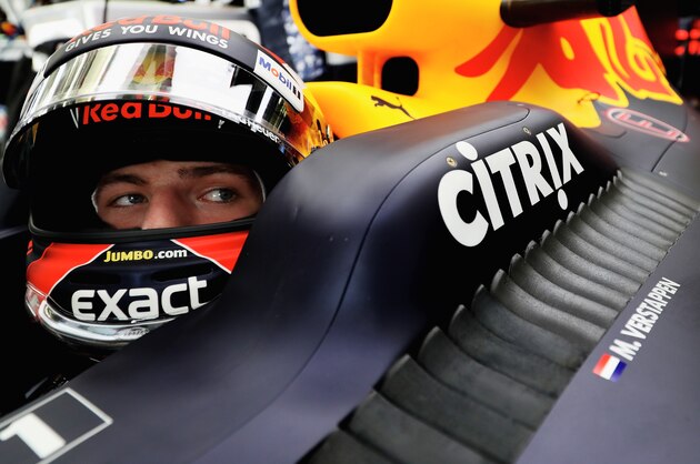 BAHRAIN, BAHRAIN - APRIL 15: Max Verstappen of Netherlands and Red Bull Racing prepares to drive during final practice for the Bahrain Formula One Grand Prix at Bahrain International Circuit on April 15, 2017 in Bahrain, Bahrain.  (Photo by Mark Thompson/Getty Images)