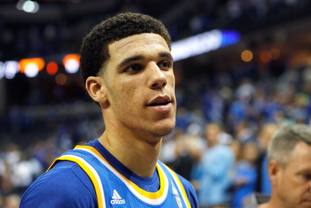 MEMPHIS, TN - MARCH 24:  Lonzo Ball #2 of the UCLA Bruins walks off the court after being defeated by the Kentucky Wildcats during the 2017 NCAA Men's Basketball Tournament South Regional at FedExForum on March 24, 2017 in Memphis, Tennessee.  (Photo by Kevin C. Cox/Getty Images)