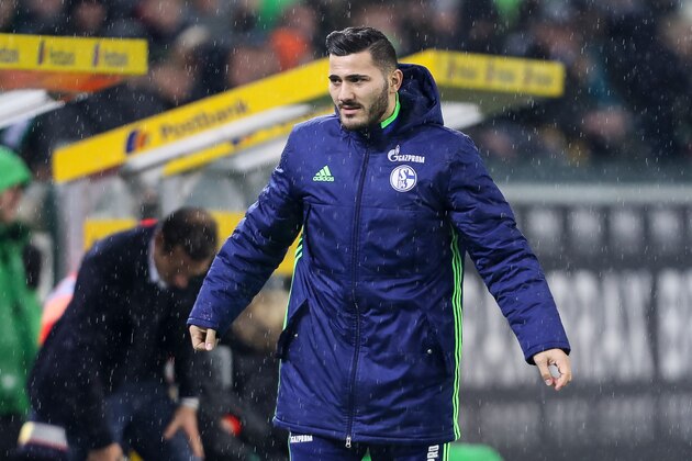 MOENCHENGLADBACH, GERMANY - MARCH 04: Sead Kolasinac Of Schalke looks on during the Bundesliga match between Borussia Moenchengladbach and FC Schalke 04 at Borussia-Park on March 4, 2017 in Moenchengladbach, Germany. (Photo by TF-Images/Getty Images)