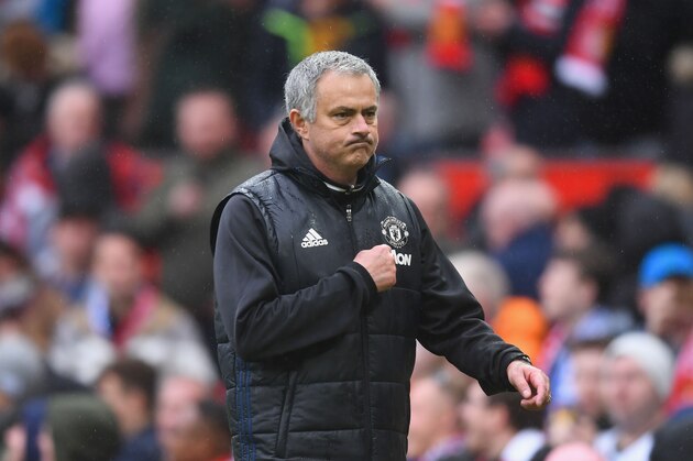 MANCHESTER, ENGLAND - APRIL 16:  Jose Mourinho, Manager of Manchester United walks towards the tunnel after the Premier League match between Manchester United and Chelsea at Old Trafford on April 16, 2017 in Manchester, England.  (Photo by Michael Regan/Getty Images)