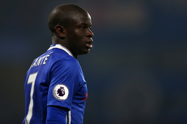 LONDON, ENGLAND - JANUARY 22: N'golo Kante of Chelsea during the Premier League match between Chelsea and Hull City at Stamford Bridge on January 22, 2017 in London, England. (Photo by Catherine Ivill - AMA/Getty Images)