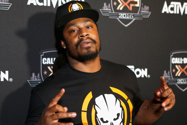INGLEWOOD, CA - SEPTEMBER 02:  NFL player Marshawn Lynch attends The Ultimate Fan Experience, Call Of Duty XP 2016 presented by Activision at The Forum on September 2, 2016 in Inglewood, California.  (Photo by Randy Shropshire/Getty Images for Activision)