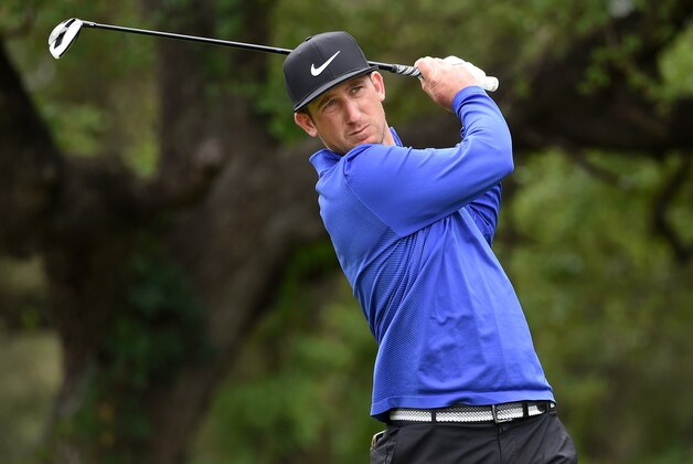 SAN ANTONIO, TX - APRIL 22:  Kevin Chappell  plays his shot from the sixth tee during the third round of the Valero Texas Open at TPC San Antonio AT&T Oaks Course on April 22, 2017 in San Antonio, Texas.  (Photo by Steve Dykes/Getty Images)