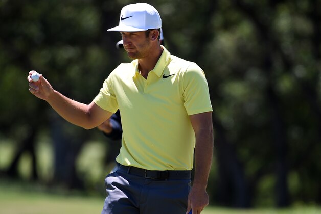 SAN ANTONIO, TX - APRIL 23: Kevin Chappell reacts to his putt on the sixth green during the final round of the Valero Texas Open at TPC San Antonio AT&T Oaks Course on April 23, 2017 in San Antonio, Texas. (Photo by Steve Dykes/Getty Images) SAN ANTONIO, TX - APRIL 23: Kevin Chappell reacts to his putt on the sixth green during the final round of the Valero Texas Open at TPC San Antonio AT&T Oaks Course on April 23, 2017 in San Antonio, Texas. (Photo by Steve Dykes/Getty Images)