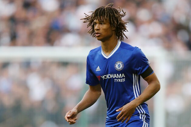 LONDON, ENGLAND - APRIL 22: Nathan Ake of Chelsea during the Emirates FA Cup semi-final match between Tottenham Hotspur and Chelsea at Wembley Stadium on April 22, 2017 in London, England. (Photo by Catherine Ivill - AMA/Getty Images)