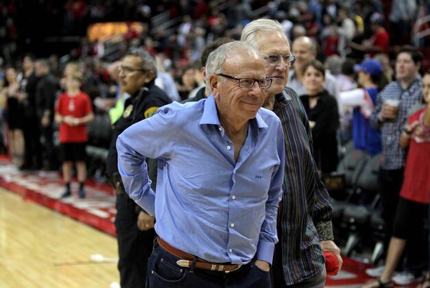 Dec 31, 2016; Houston, TX, USA; Houston Rockets team owner Leslie Alexander smiles as he leaves the court following the Rockets 129-122 victory over the New York Knicks at Toyota Center. Mandatory Credit: Erik Williams-USA TODAY Sports