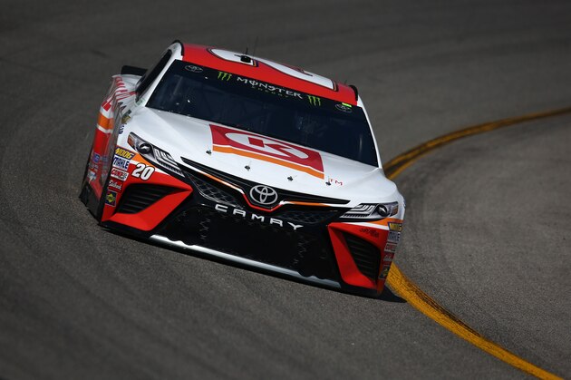 RICHMOND, VA - APRIL 28:  Matt Kenseth, driver of the #20 Circle K Toyota, practices for the Monster Energy NASCAR Cup Series Toyota Owners 400 at Richmond International Raceway on April 28, 2017 in Richmond, Virginia.  (Photo by Sarah Crabill/Getty Images)