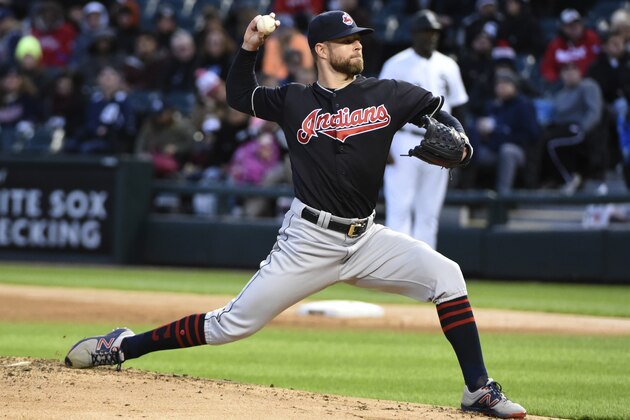 CHICAGO, IL - APRIL 21: Corey Kluber #28 of the Cleveland Indians pitches against the Chicago White Sox during the first inning on April 21, 2017 at Guaranteed Rate Field in Chicago, Illinois. (Photo by David Banks/Getty Images) CHICAGO, IL - APRIL 21: Corey Kluber #28 of the Cleveland Indians pitches against the Chicago White Sox during the first inning on April 21, 2017 at Guaranteed Rate Field in Chicago, Illinois. (Photo by David Banks/Getty Images)