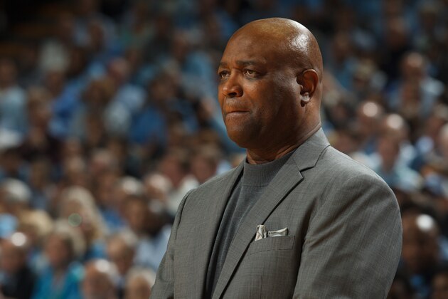 CHAPEL HILL, NC - JANUARY 14: Head coach Leonard Hamilton of the Florida State Seminoles coaches against the North Carolina Tar Heels on January 14, 2017 at the Dean Smith Center in Chapel Hill, North Carolina. North Carolina won 96-83. (Photo by Peyton Williams/UNC/Getty Images)