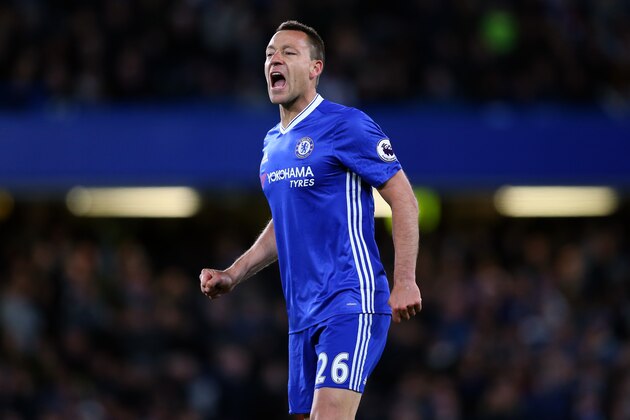 LONDON, ENGLAND - APRIL 25: John Terry of Chelsea during the Premier League match between Chelsea and Southampton at Stamford Bridge on April 25, 2017 in London, England. (Photo by Catherine Ivill - AMA/Getty Images)2