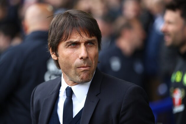 LIVERPOOL, ENGLAND - APRIL 30:  Chelsea manager Antonio Conte before the Premier League match between Everton and Chelsea at Goodison Park on April 30, 2017 in Liverpool, England.  (Photo by Clive Brunskill/Getty Images)