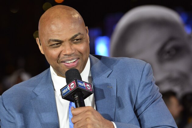 CLEVELAND, OH - OCTOBER 25:  A close up shot of NBA TNT Analyst, Charles Barkley talking on set before the New York Knicks game against the Cleveland Cavaliers on October 25, 2016 at Quicken Loans Arena in Cleveland, Ohio.  NOTE TO USER: User expressly acknowledges and agrees that, by downloading and or using this Photograph, user is consenting to the terms and conditions of the Getty Images License Agreement. Mandatory Copyright Notice: Copyright 2016 NBAE (Photo by David Dow/NBAE via Getty Images)