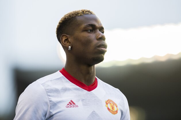 VIGO, SPAIN - MAY 04: Paul Pogba of Manchester United looks on prior to the start the Uefa Europa League, semi final first leg match, between Real Club Celta De Vigo and Manchester United FC at Estadio Balaidos on May 4, 2017 in Vigo, Spain. (Photo by Juan Manuel Serrano Arce/Getty Images) VIGO, SPAIN - MAY 04: Paul Pogba of Manchester United looks on prior to the start the Uefa Europa League, semi final first leg match, between Real Club Celta De Vigo and Manchester United FC at Estadio Balaidos on May 4, 2017 in Vigo, Spain. (Photo by Juan Manuel Serrano Arce/Getty Images)