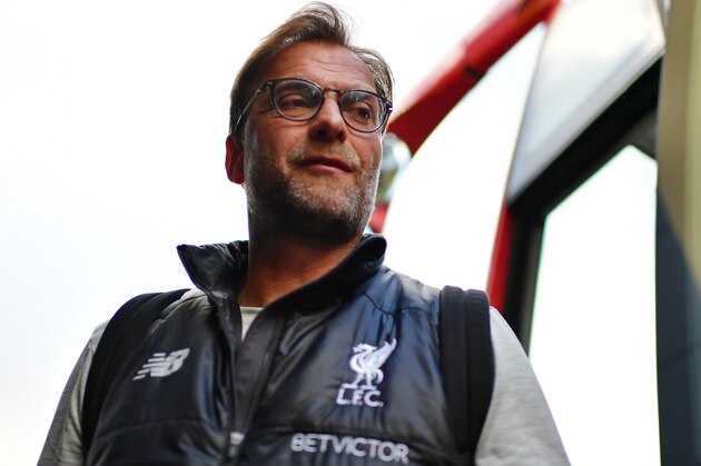 WATFORD, ENGLAND - MAY 01:  Jurgen Klopp the manager of Liverpool arrives prior to kickoff during the Premier League match between Watford and Liverpool at Vicarage Road on May 1, 2017 in Watford, England.  (Photo by Dan Mullan/Getty Images)