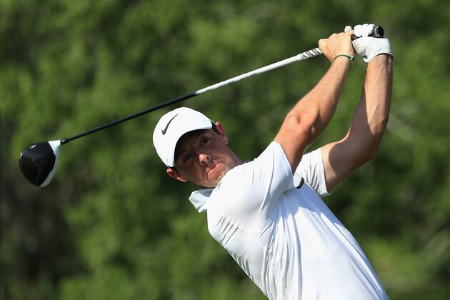 PONTE VEDRA BEACH, FL - MAY 11:  Rory McIlroy of Northern Ireland plays his second tee shot during the first round of the THE PLAYERS Championship at the Stadium course at TPC Sawgrass on May 11, 2017 in Ponte Vedra Beach, Florida.  (Photo by Mike Ehrmann/Getty Images)