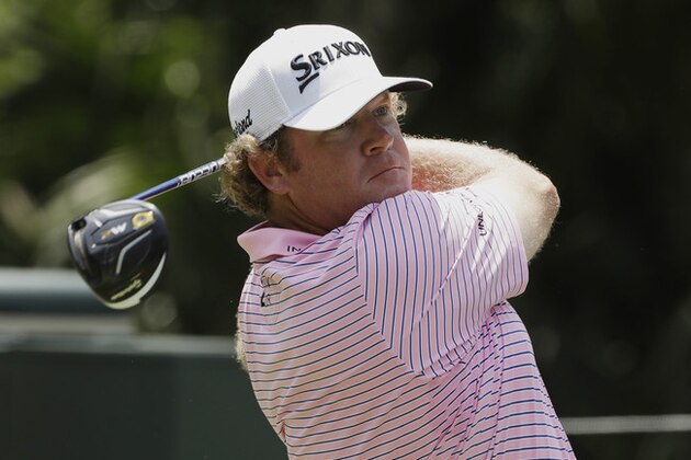 William McGirt follows his ball from the 15th tee during the first round of The Players Championship golf tournament Thursday, May 11, 2017, in Ponte Vedra Beach, Fla. (AP Photo/Chris O'Meara)