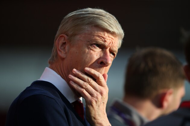 SOUTHAMPTON, ENGLAND - MAY 10: Arsene Wenger manager / head coach of Arsenal during the Premier League match between Southampton and Arsenal at St Mary's Stadium on May 10, 2017 in Southampton, England. (Photo by Catherine Ivill - AMA/Getty Images)
