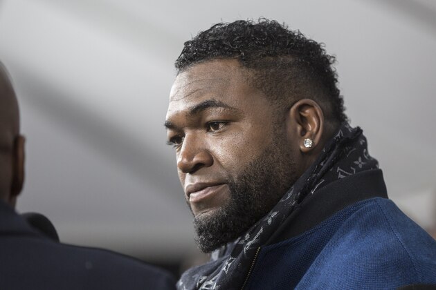 BOSTON, MA - DECEMBER 14:  Former Boston Red Sox player David Ortiz on the red carpet before the Special Boston screening of Patriots Day at Wang Theatre on December 14, 2016 in Boston, Massachusetts.  (Photo by Scott Eisen/Getty Images for Lionsgate)