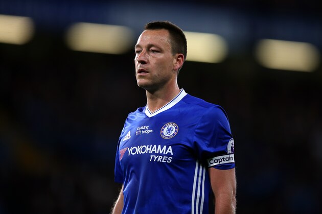 LONDON, ENGLAND - MAY 15: John Terry of Chelsea during the Premier League match between Chelsea and Watford at Stamford Bridge on May 15, 2017 in London, England. (Photo by Catherine Ivill - AMA/Getty Images)