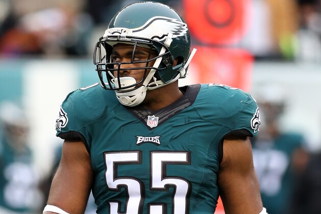 PHILADELPHIA, PA - DECEMBER 11:  Brandom Graham #55 of the Philadelphia Eagles in action during the game against the Washington Redskins at Lincoln Financial Field on December 11, 2016 in Philadelphia Pennsylvania.  The Redskins defeated the Eagles 27-22.  (Photo by Rob Leiter via Getty Images)