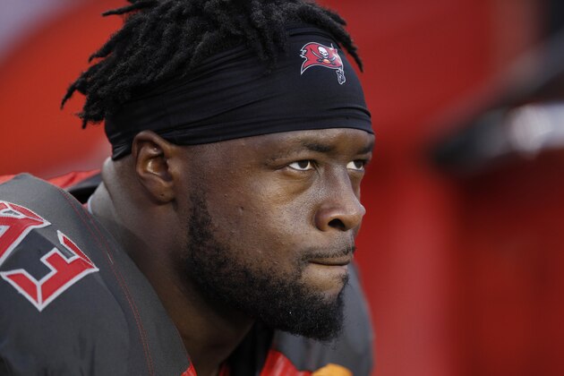 TAMPA, FL - DECEMBER 11: Gerald McCoy #93 of the Tampa Bay Buccaneers looks on during the game against the New Orleans Saints at Raymond James Stadium on December 11, 2016 in Tampa, Florida. Tampa Bay defeated New Orleans 16-11. (Photo by Joe Robbins/Getty Images)